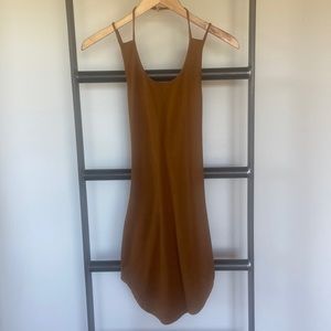 Mini Dress Caramel Color